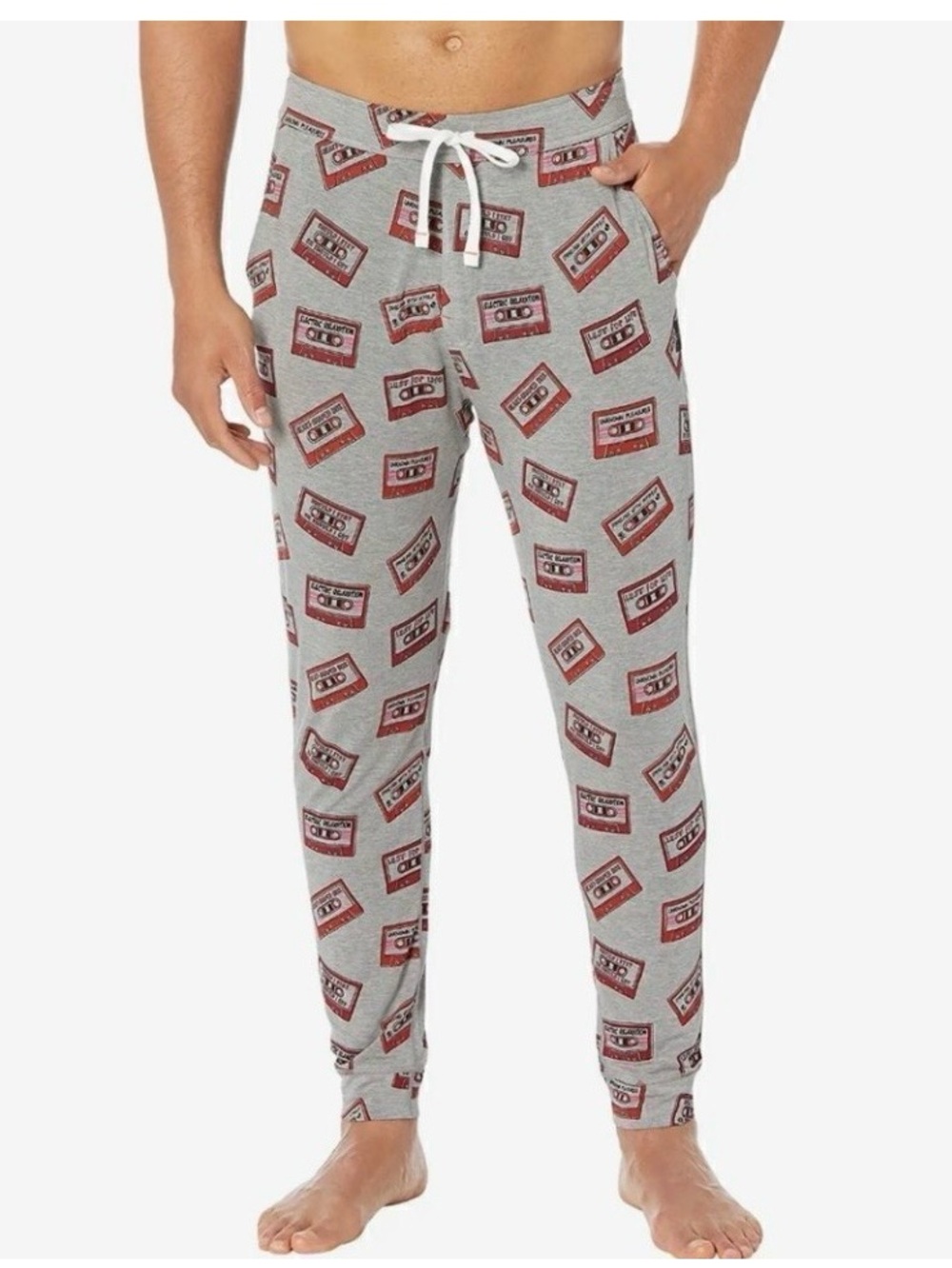 SAXX Snooze Sleep Pant Retro Cassette-Print NWOT Sz M